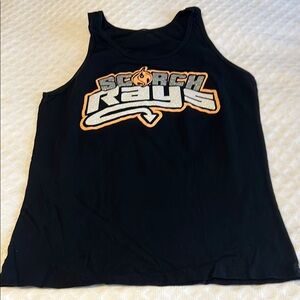 Scorch Rays Black Tank Top
